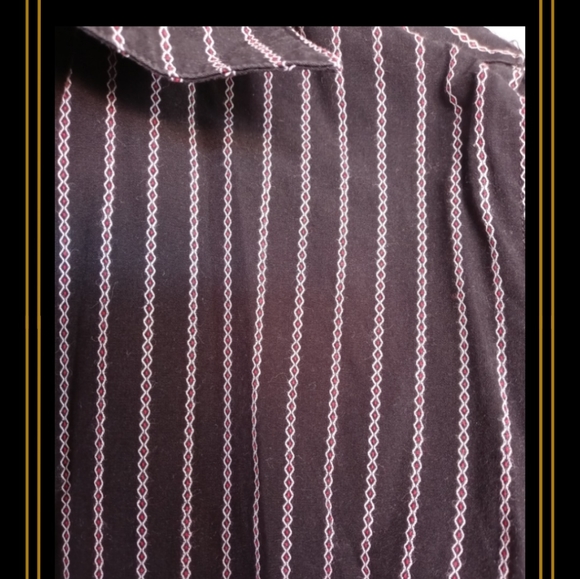 Martha B Women Long Sleeve Shirt w Down Buttons size L 🌙 - Picture 4 of 5